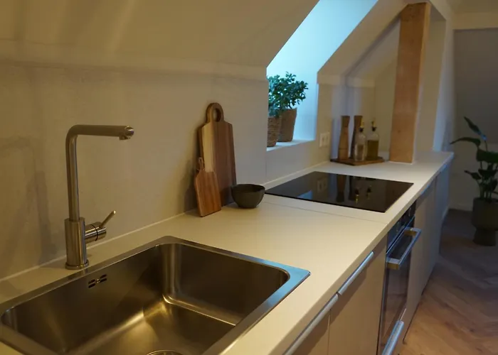 公寓 Dachgeschosswohnung Im Stadtzentrum Fuer 4 Personen 帕德博恩